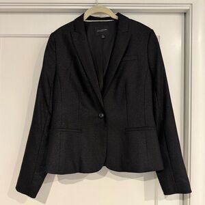 Banana Republic Black Sparkle Single-Button Blazer NWOT